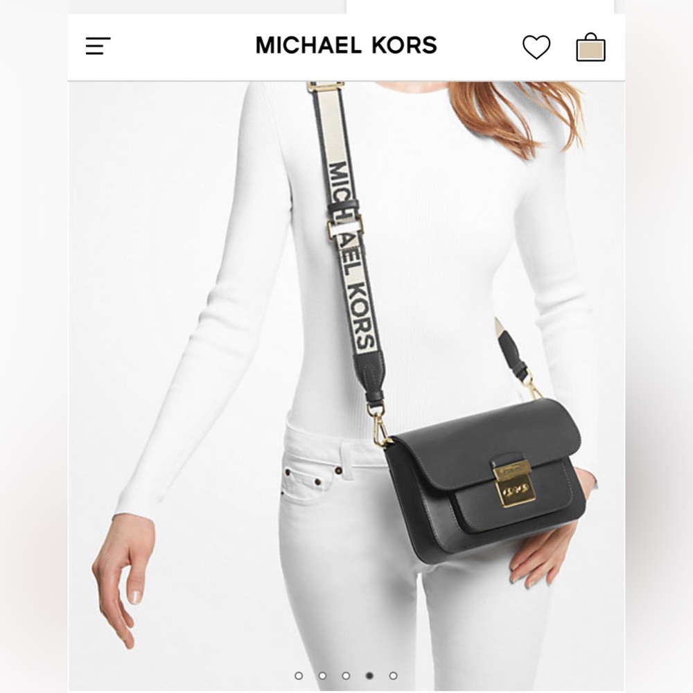 Michael Kors Sloan Editor Medium Leather Shoulder Bag